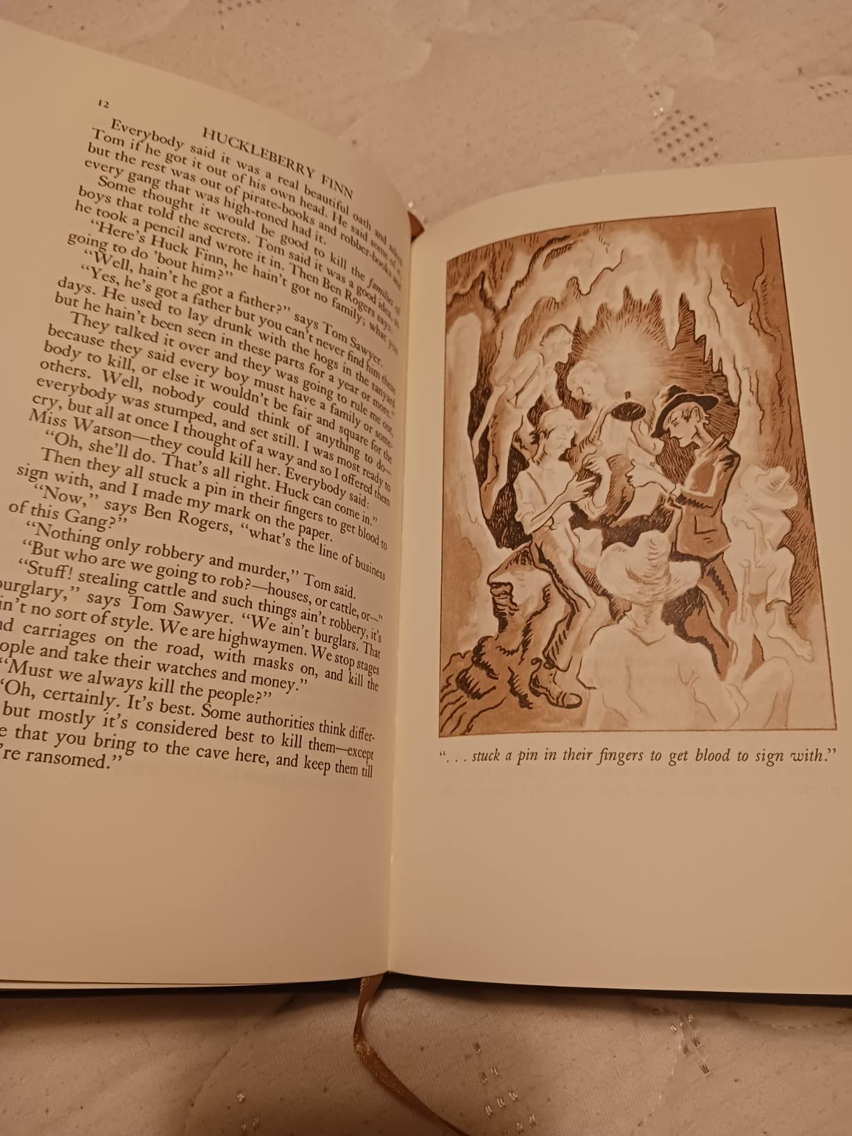 The Adventures of Huckleberry Finn Full Leather Collector's Library Easton Press customer photo 2