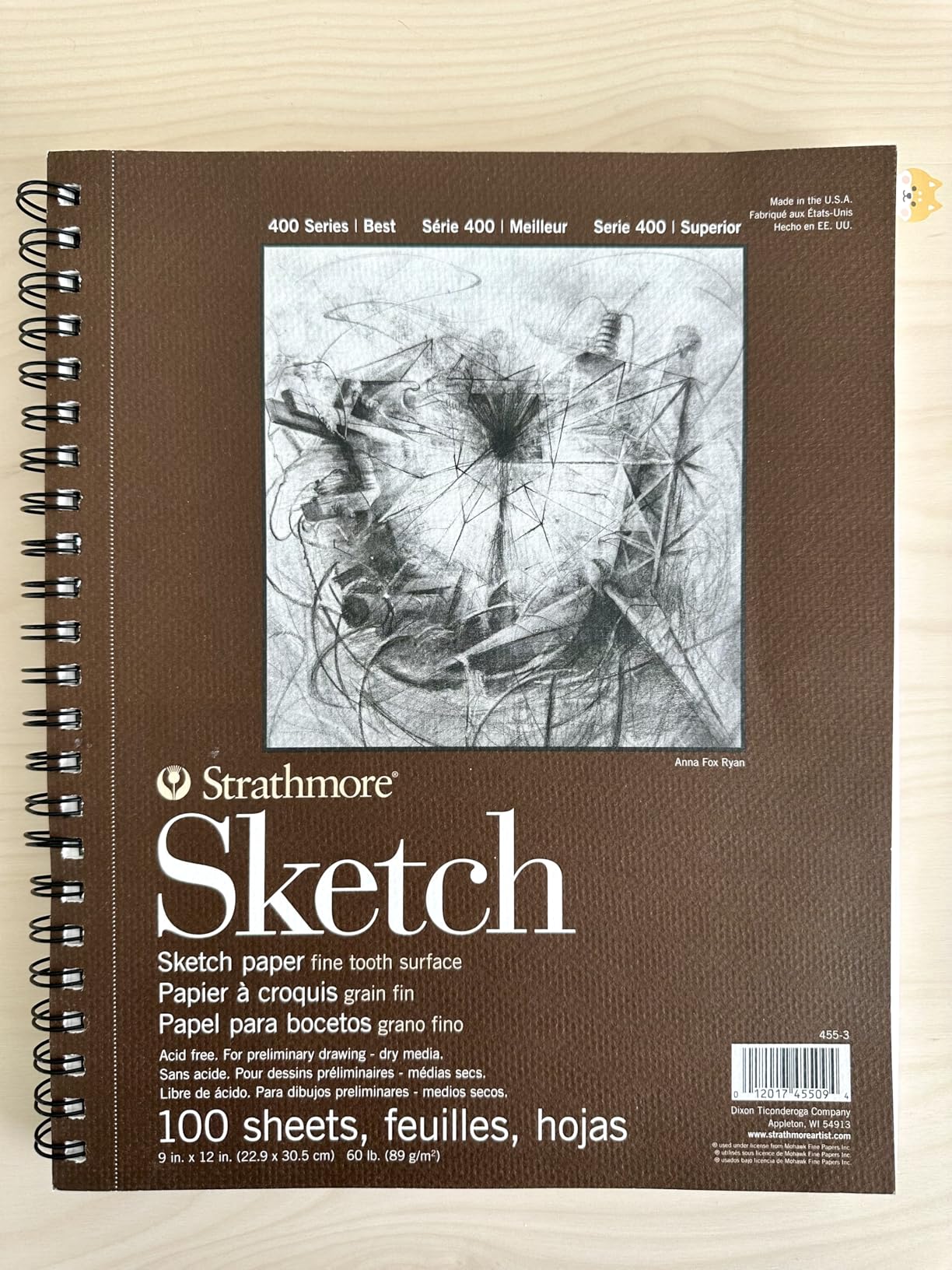 Strathmore 400 Series Sketch Pad, 9x12 inch, 100 Sheets - Artist Sketchbook for Drawing, Illustration, Art Class Students customer photo 1