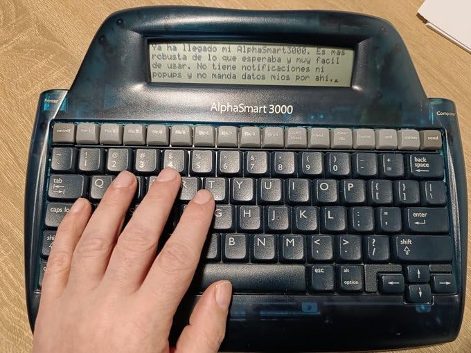 Alphasmart USB Alpha Smart 3000 Word Processing Computer Mac PC customer photo 2