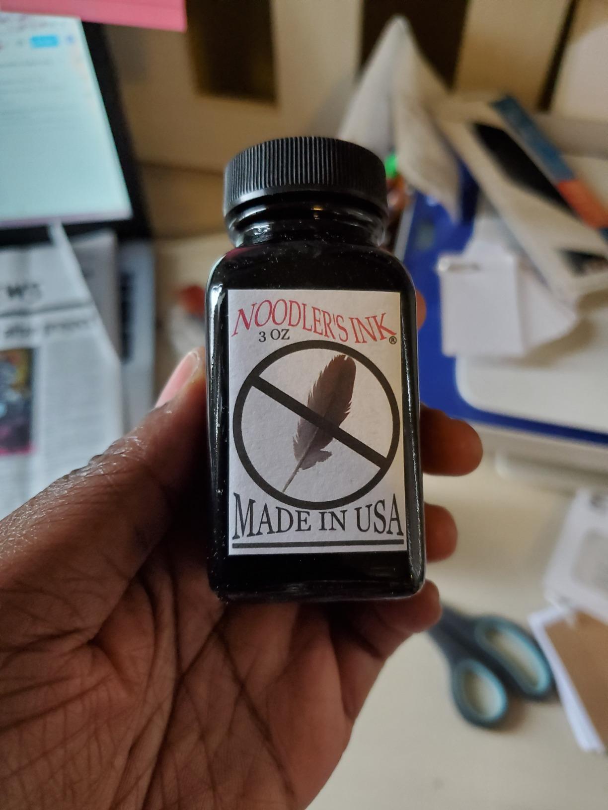 Noodler's Ink Refills X-Feather Black Bottled Ink - ND-19046, 3oz customer photo 1