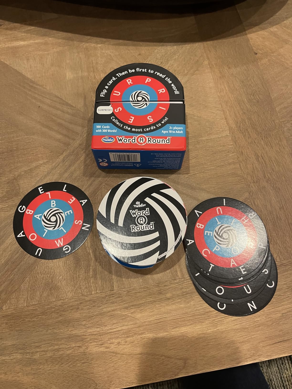 ThinkFun Word A Round Game - Engaging Vocabulary Builder for Teens and Adults | Quick-Paced Word Identification | Educational Fun | Recognized for Excellence in Play and Language Advancement customer photo 1