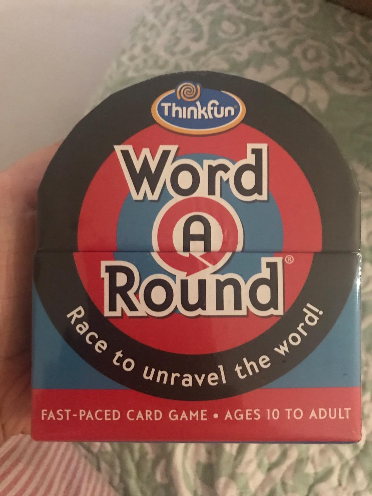 ThinkFun Word A Round Game - Engaging Vocabulary Builder for Teens and Adults | Quick-Paced Word Identification | Educational Fun | Recognized for Excellence in Play and Language Advancement customer photo 2