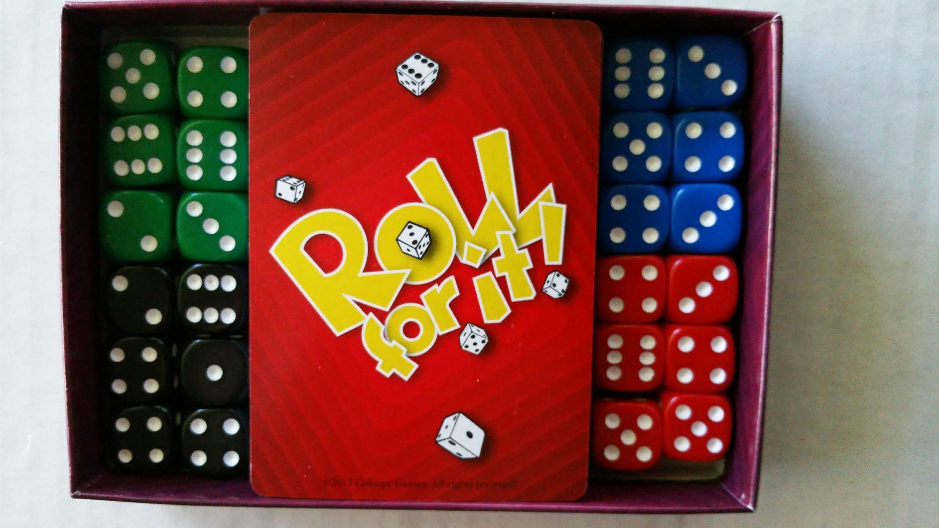 Roll for It! Purple Edition, Fast Dice Rolling Card Game, 2-4 Players | Race to 40 Points, 15 to 20 Minute Gameplay, Combine with Red Edition for up to 8 Players, For Friends and Family Ages 8+ customer photo 1