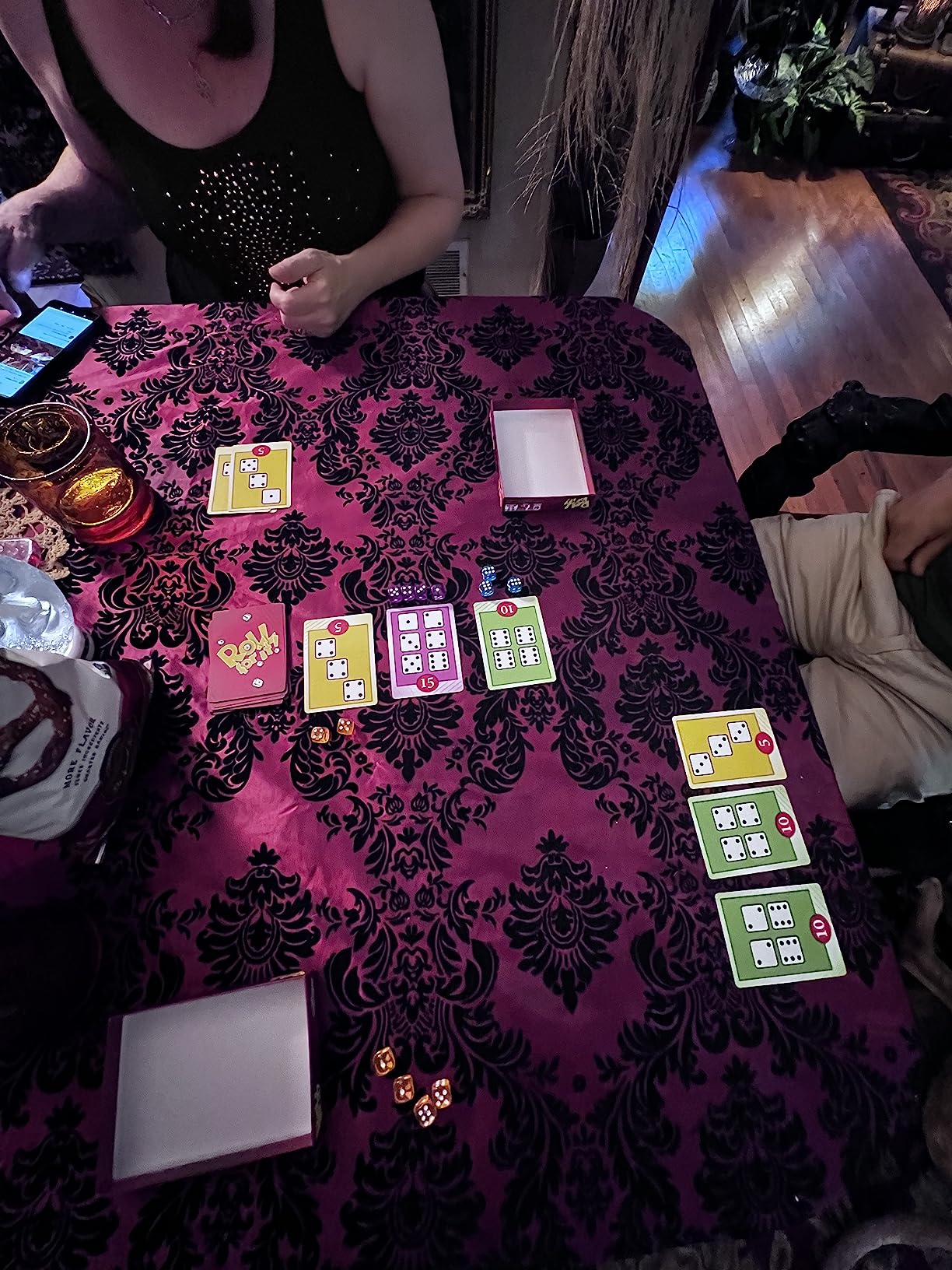 Roll for It! Purple Edition, Fast Dice Rolling Card Game, 2-4 Players | Race to 40 Points, 15 to 20 Minute Gameplay, Combine with Red Edition for up to 8 Players, For Friends and Family Ages 8+ customer photo 2