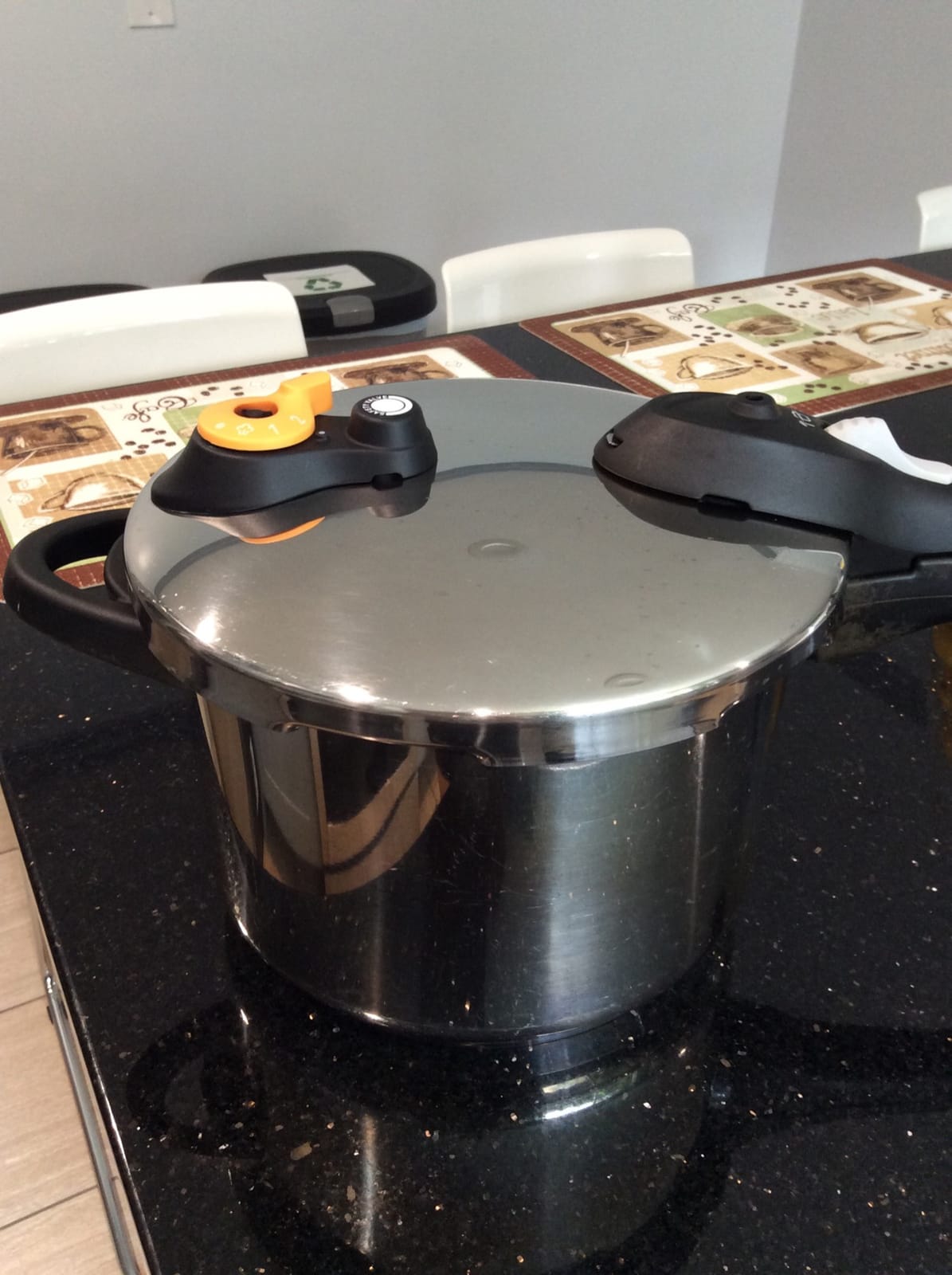 T-Fal Secure Stainless Steel Stovetop Pressure Cooker, 6.3 qt, Induction customer photo 1