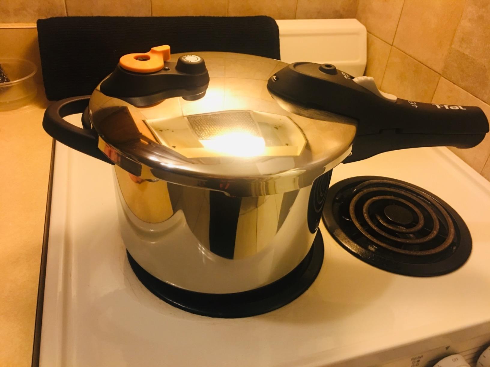 T-Fal Secure Stainless Steel Stovetop Pressure Cooker, 6.3 qt, Induction customer photo 2