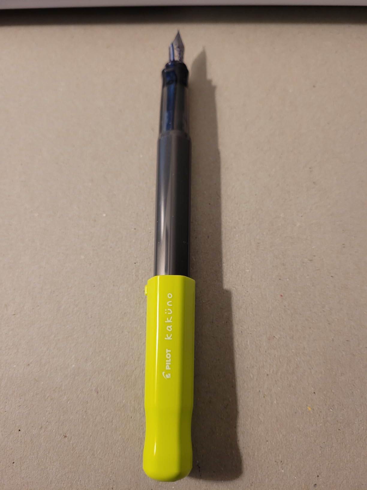 Pilot Kakuno Fountain Pen for Beginners, Fine Nib, Gray Body customer photo 2
