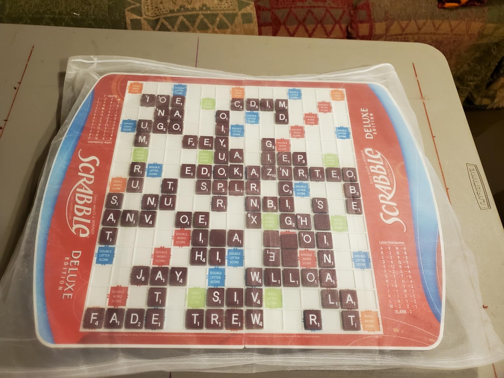 Hasbro Gaming Scrabble Deluxe Edition Board Game, (Amazon Exclusive) customer photo 2
