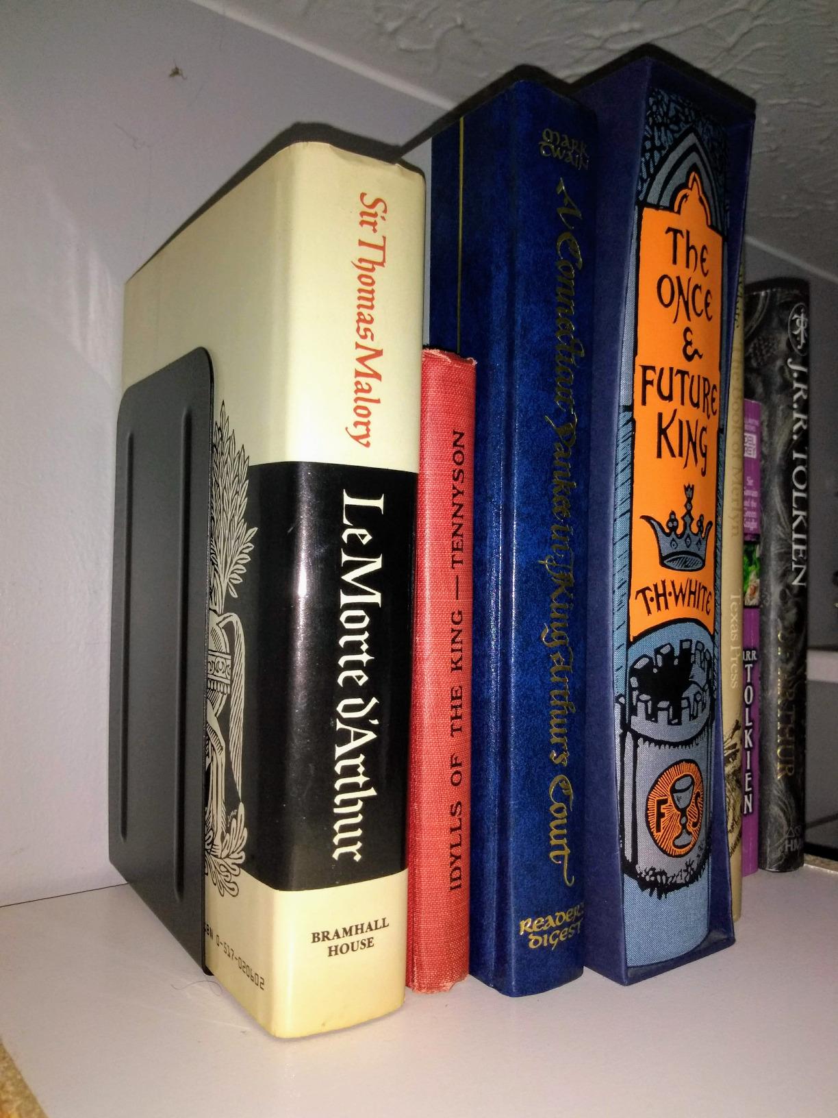 Acrimet Bookends for Shelves, Non-Skid Book Holder, Heavy Duty Book Stopper, Steel Metal Book Ends Storage for Home, Library, 6 7/8