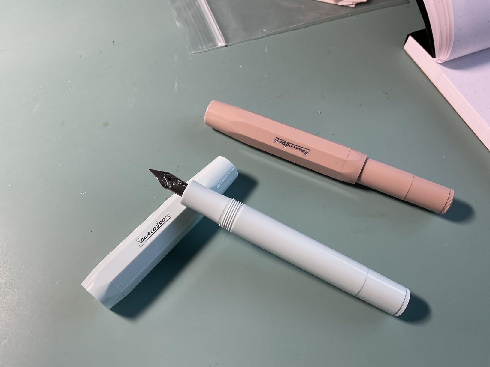 Kaweco Skyline Sport Fountain Pen I Premium Fountain Pen Luxury for Ink Cartridges with High-Quality Steel Nib I Sport Fountain Pen 13.5 cm Black Nib Width W customer photo 1