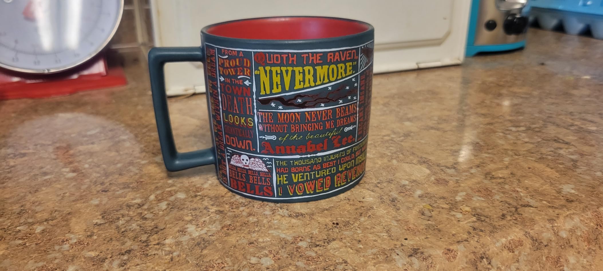 The Unemployed Philosophers Guild Edgar Allan Poe Coffee Mug - Famous Quotes and Portrait of the Gothic Horror Author - Comes in a Fun Gift Box, 14oz customer photo 1