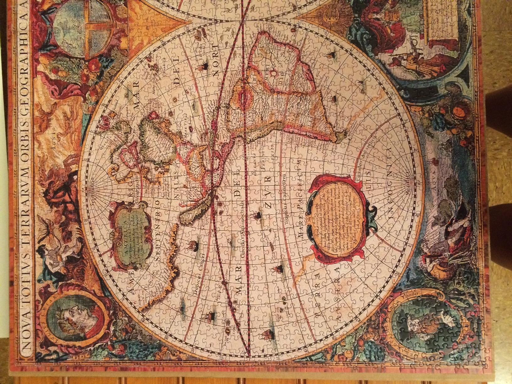 EuroGraphics Antique Map of The World Jigsaw Puzzle (2000-Piece) customer photo 1