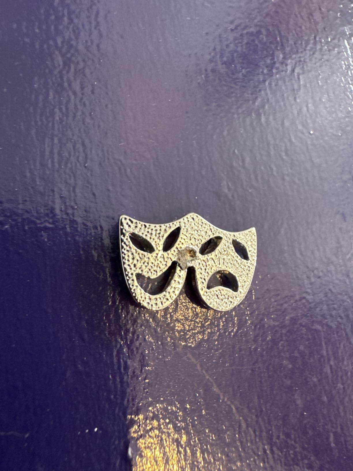 Drama Masks Theater Theatre Pair of Cufflinks in a Presentation Gift Box & Polishing Cloth customer photo 2