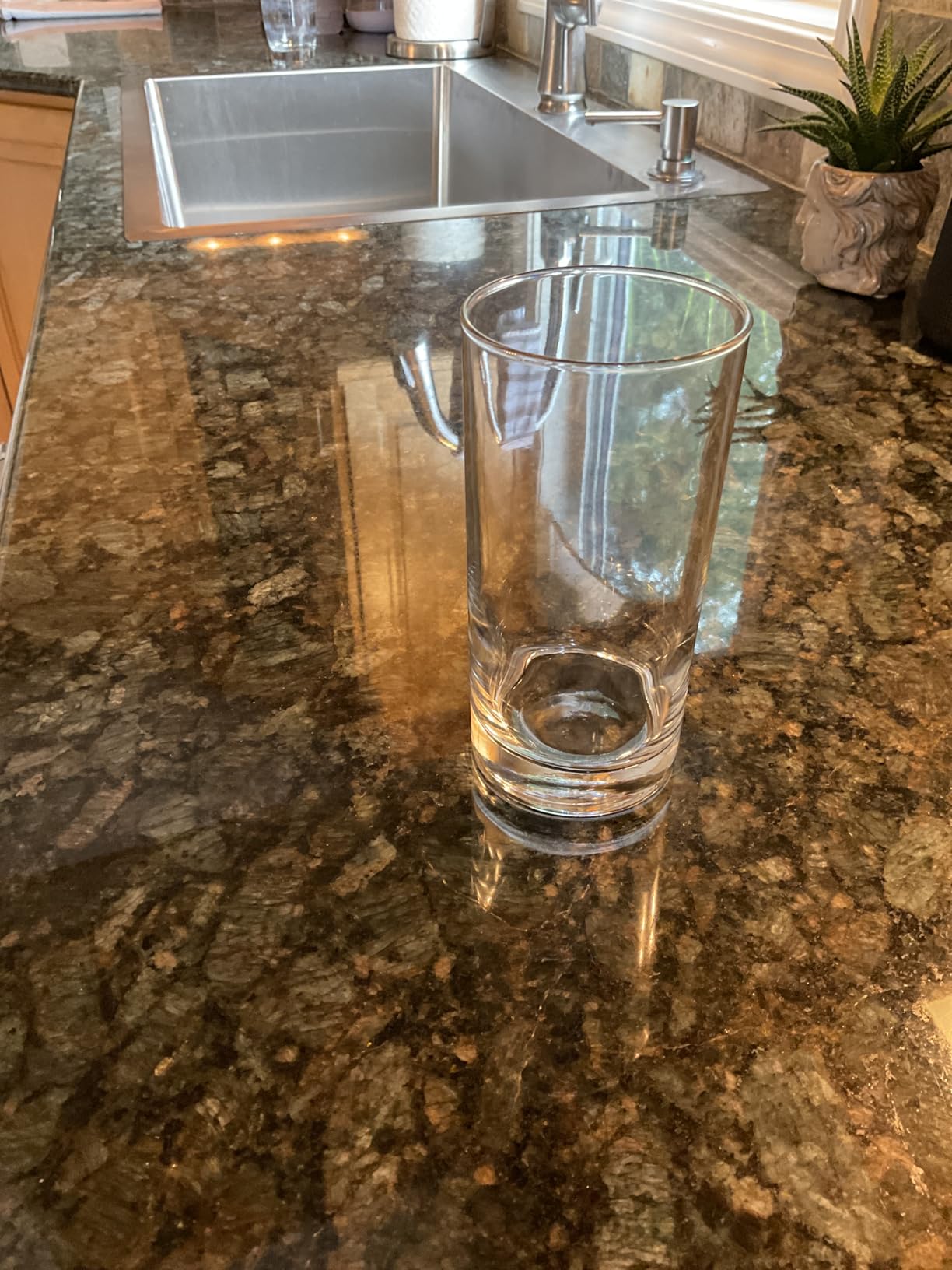 Libbey Heavy Base Drinking Glasses Set of 8, Clear Water Cups customer photo 2
