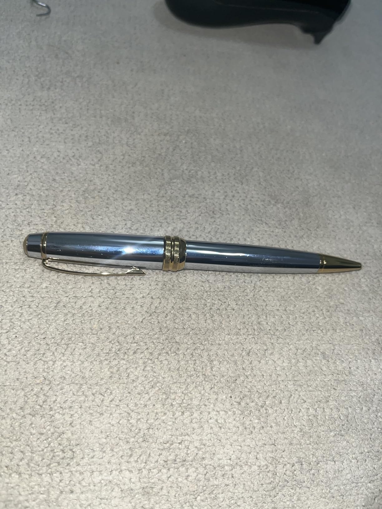 Cross Bailey Blue Lacquer Ballpoint Pen, Medium Point, Black Ink customer photo 2