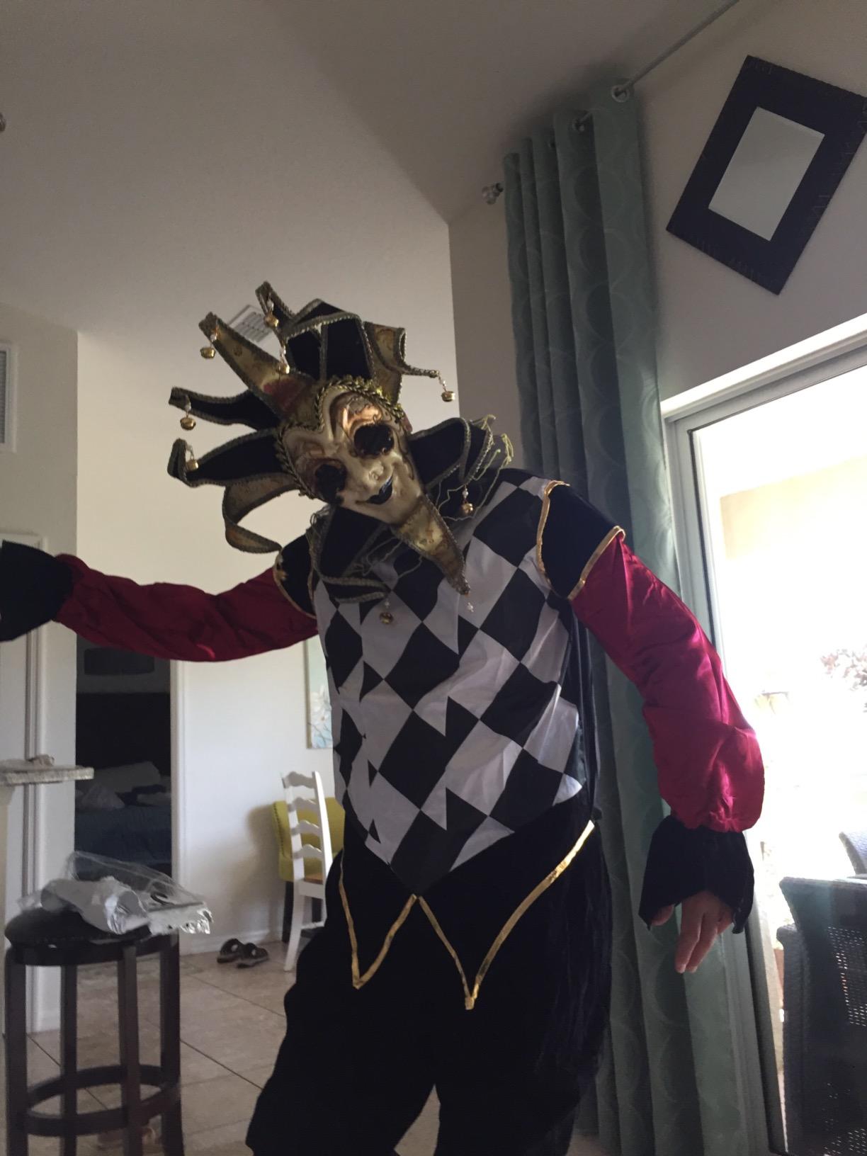 Smiffys Men's Gothic Venetian Harlequin Costume customer photo 2