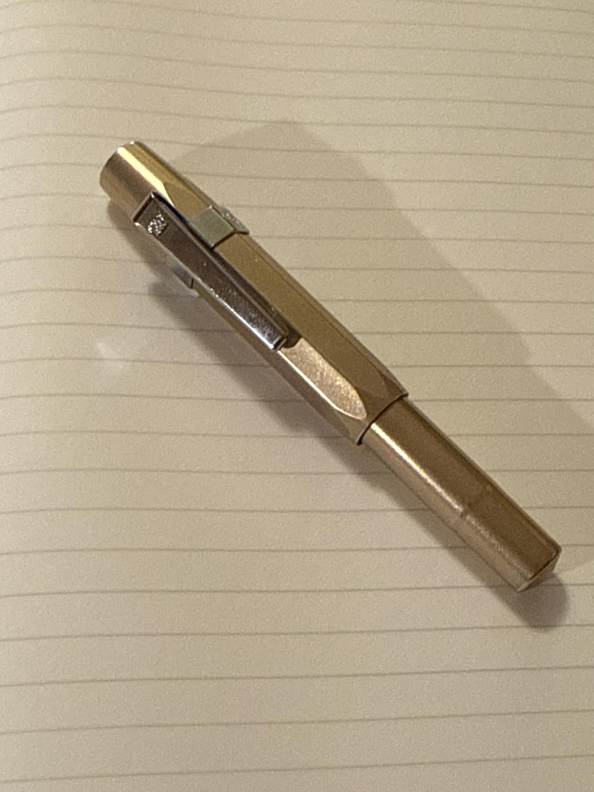 Kaweco Sport Fountain Pen Brass Nib: EF customer photo 2