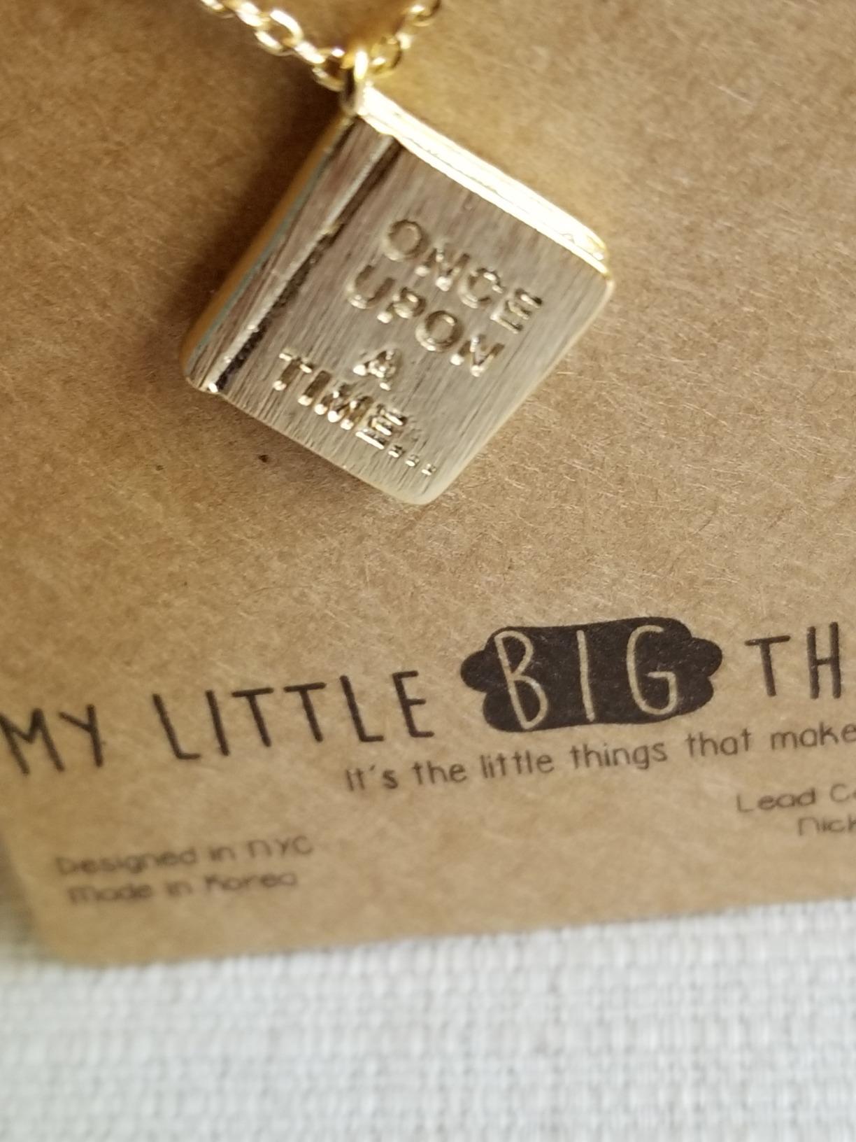 Handcrafted Once Upon A Time Book Necklace customer photo 2