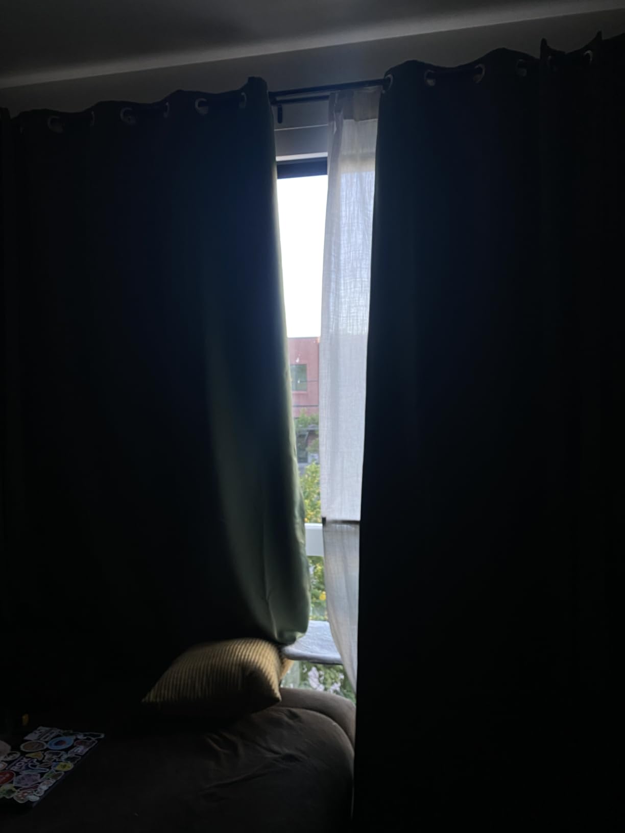 H.VERSAILTEX 100% Blackout Curtains for Bedroom Black Out Curtains 96 inch Thermal Insulated Long Blackout Curtains for Living Room, Energy Saving Curtains for Patio Door Grommet (1 Panel, Jet Black) customer photo 2