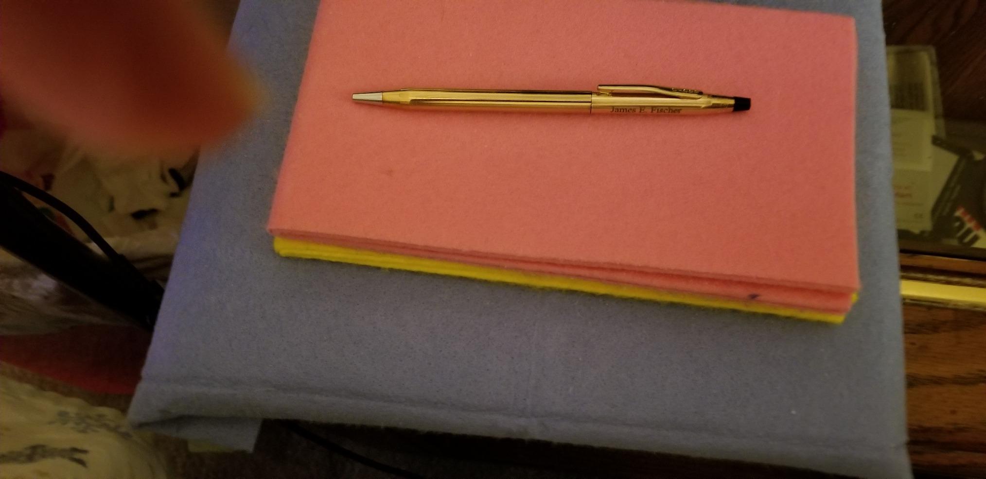 Cross Classic Century Personalized Ballpoint Pen in 23K Gold Plated customer photo 2