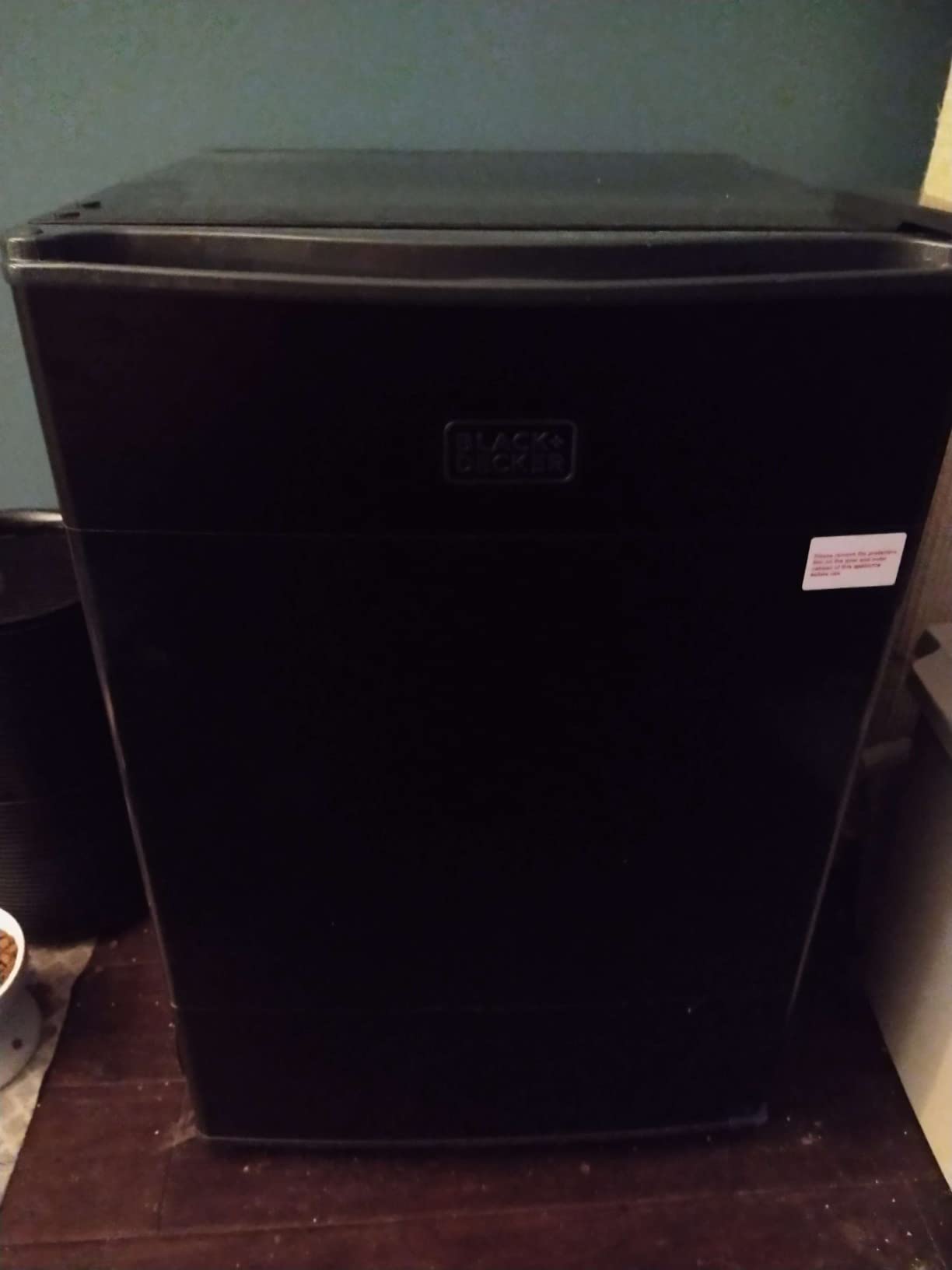 BLACK+DECKER 2.5 Cu. Ft. Compact Refrigerator, BCRK25V, Stainless Look | Energy Star Certified, Single Door Mini Fridge with Chiller Compartment, Personal Fridge for Home or Dorm, R600a Refrigerant customer photo 1