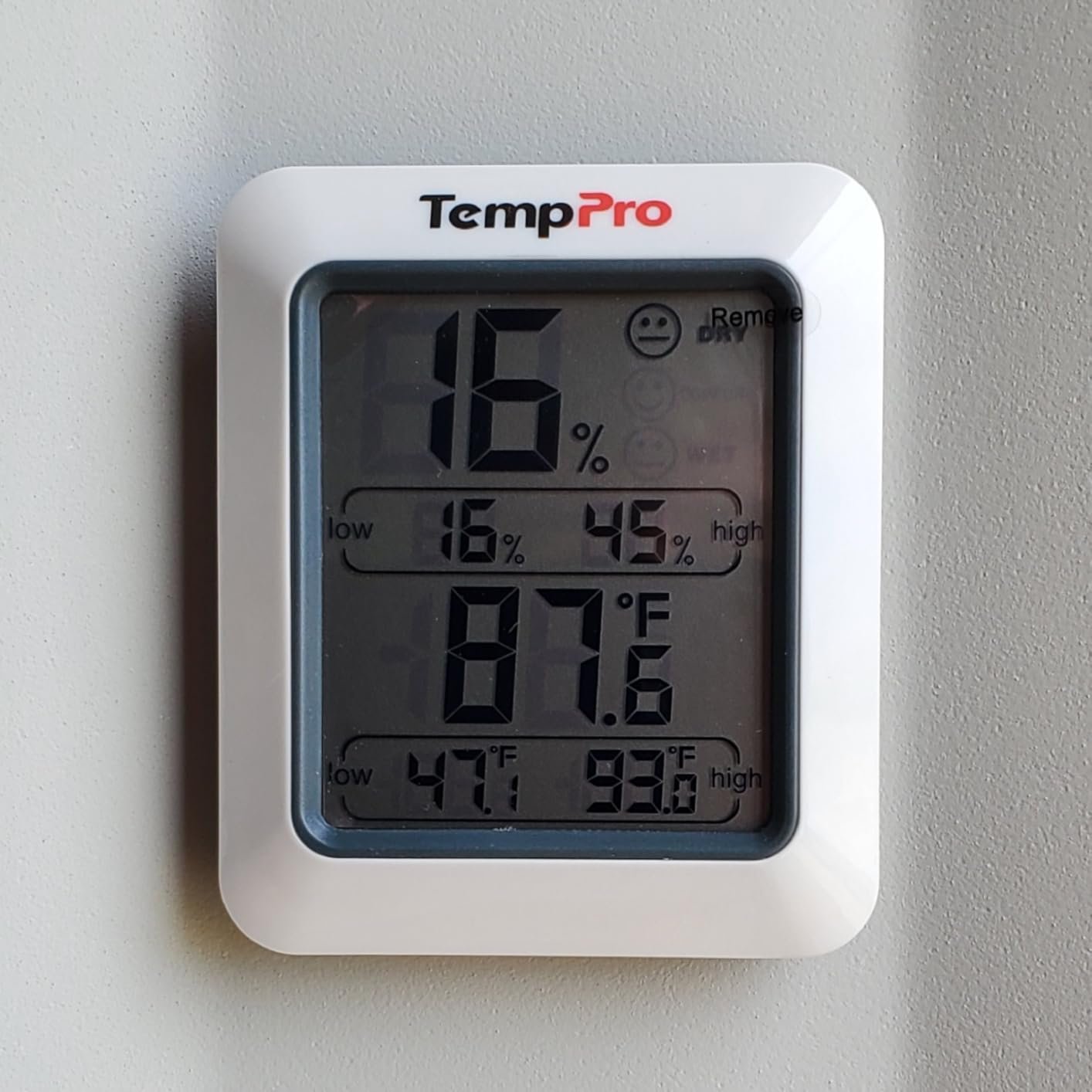 TempPro TP50 Digital Hygrometer Indoor Thermometer Room Thermometer | Humidity Meter Humidity Gauge with Temperature Humidity Monitor for House Office Celler Greenhouse RV (Previously ThermoPro) customer photo 1
