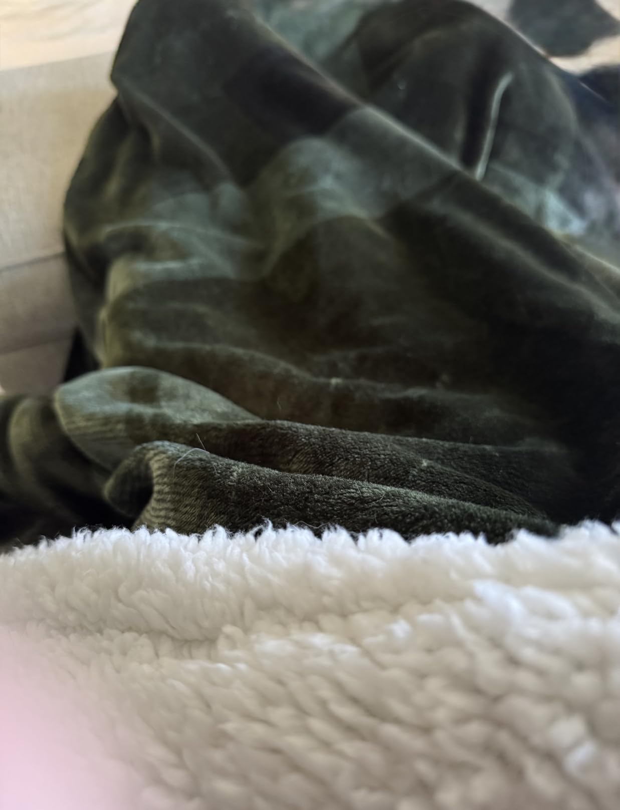 Eddie Bauer Sherpa Throw Blanket for Couch 50x60 - Ultra Soft Reversible Fleece & Plush Sherpa Blanket, Warm Cozy Geometric Throw for Sofa, Bed, Living Room Decor customer photo 2