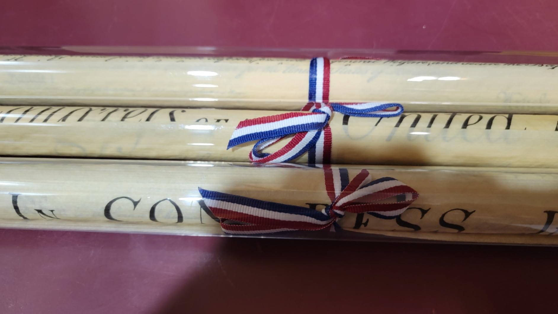 Our Amendments Documents of Freedom Bundle- Full Size Declaration of Independence, United States Constitution and The Original Bill of Rights (1789), America's 250th Anniversary customer photo 2
