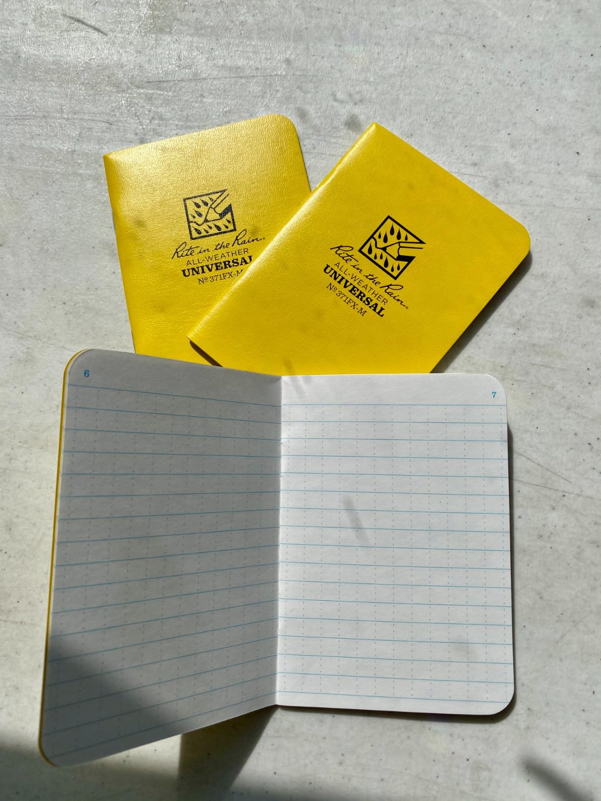 Rite in the Rain Weatherproof Mini Stapled Notebook, 3.25