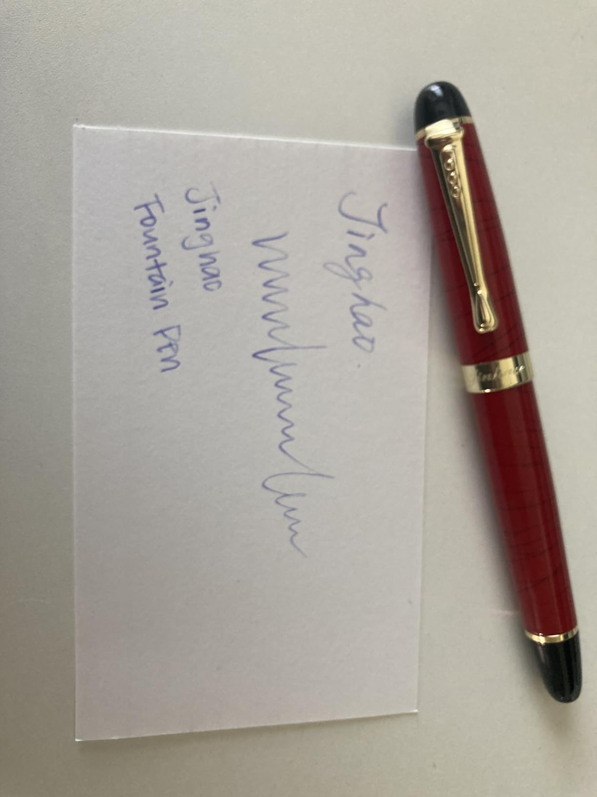 JINHAO X450 Fountain Pen M Nib (Grey Marble) customer photo 1