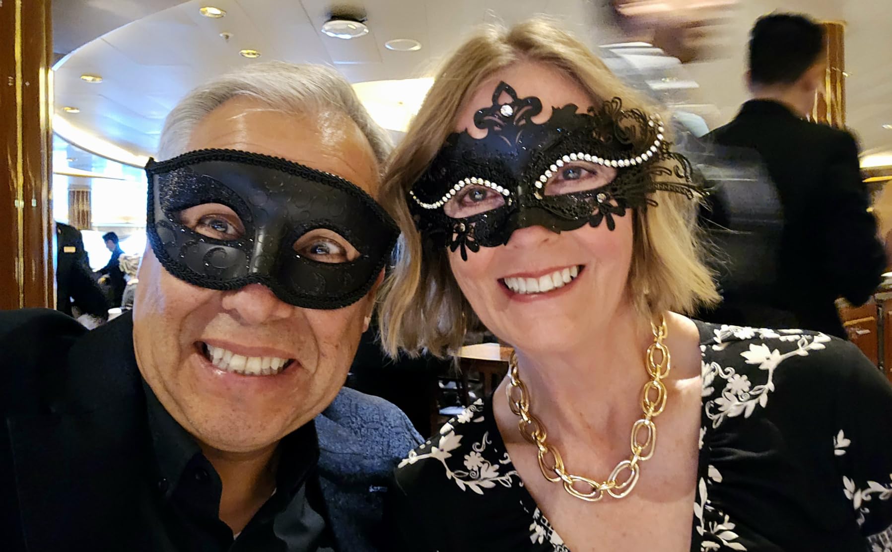 Couple Masquerade Mask Set - Venetian & Mardi Gras Mask for Women & Men customer photo 1