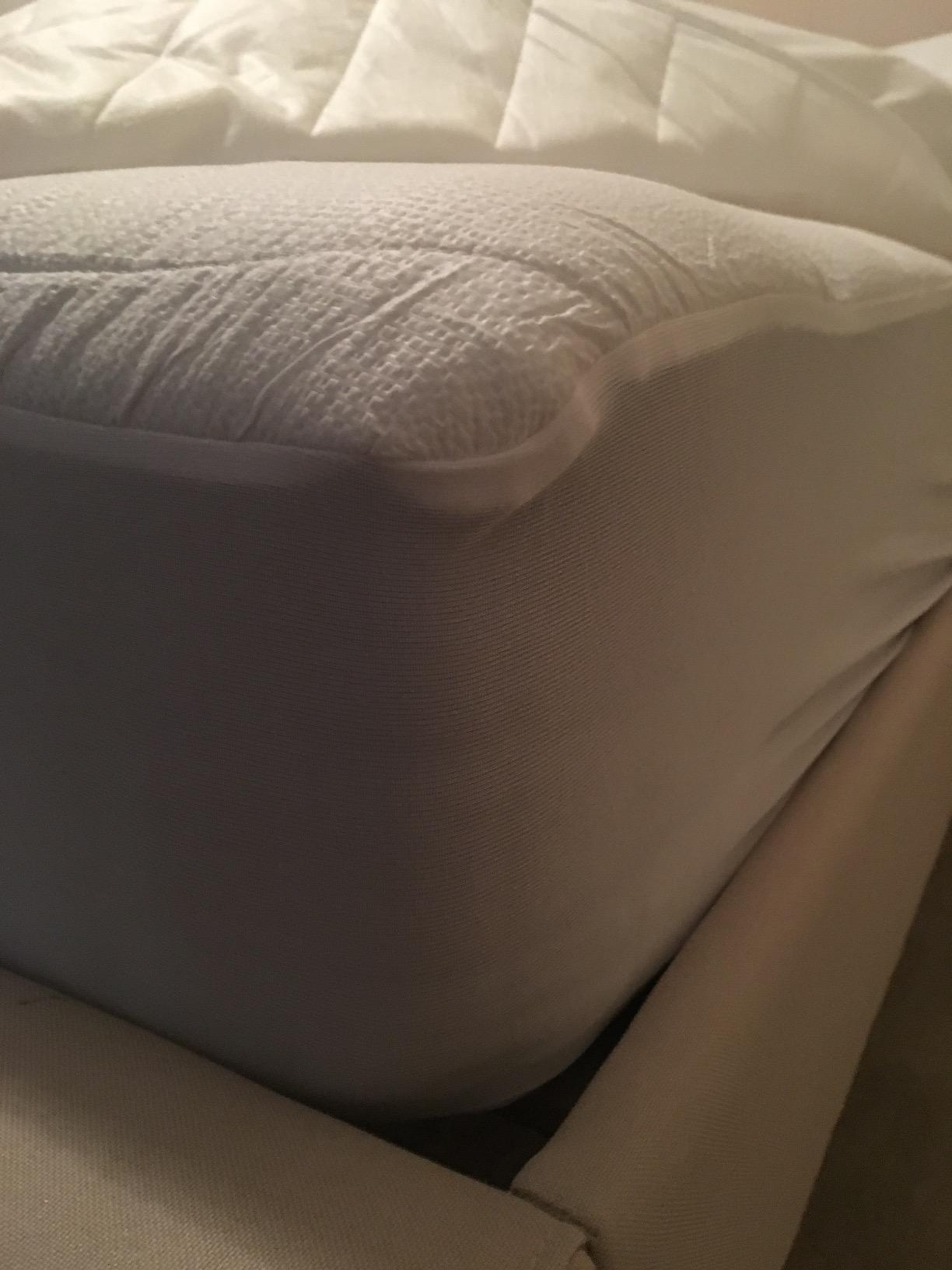 Bedsure Twin XL Mattress Pad - Soft Mattress Topper for College Dorm Room Essentials, Extra Long Twin Quilted Fitted Bed Cover Protector with 8-21 Inches Deep Pocket, Washable, White, 39x80 Inches customer photo 2