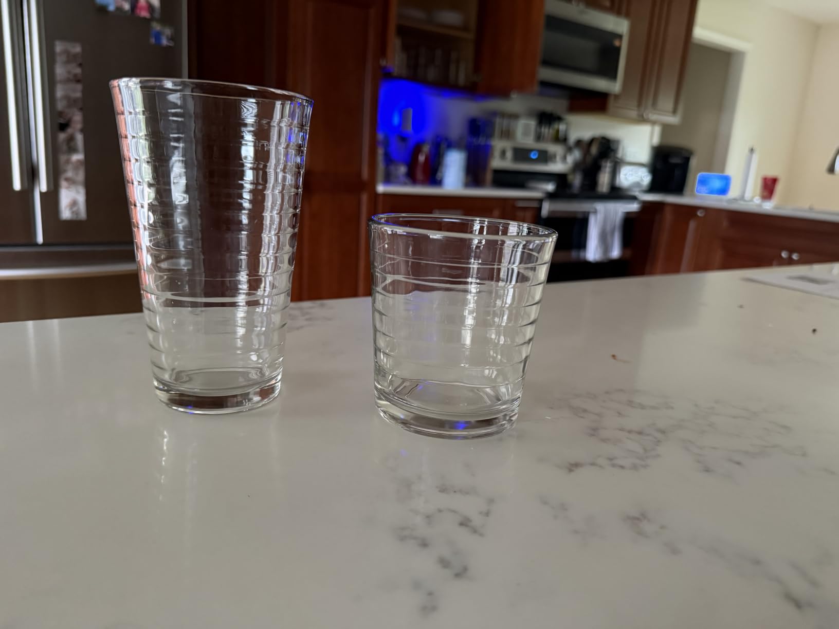 Libbey Ascent Tumbler & Rocks Drinking Glasses Set of 16, Clear Glass Cups customer photo 1