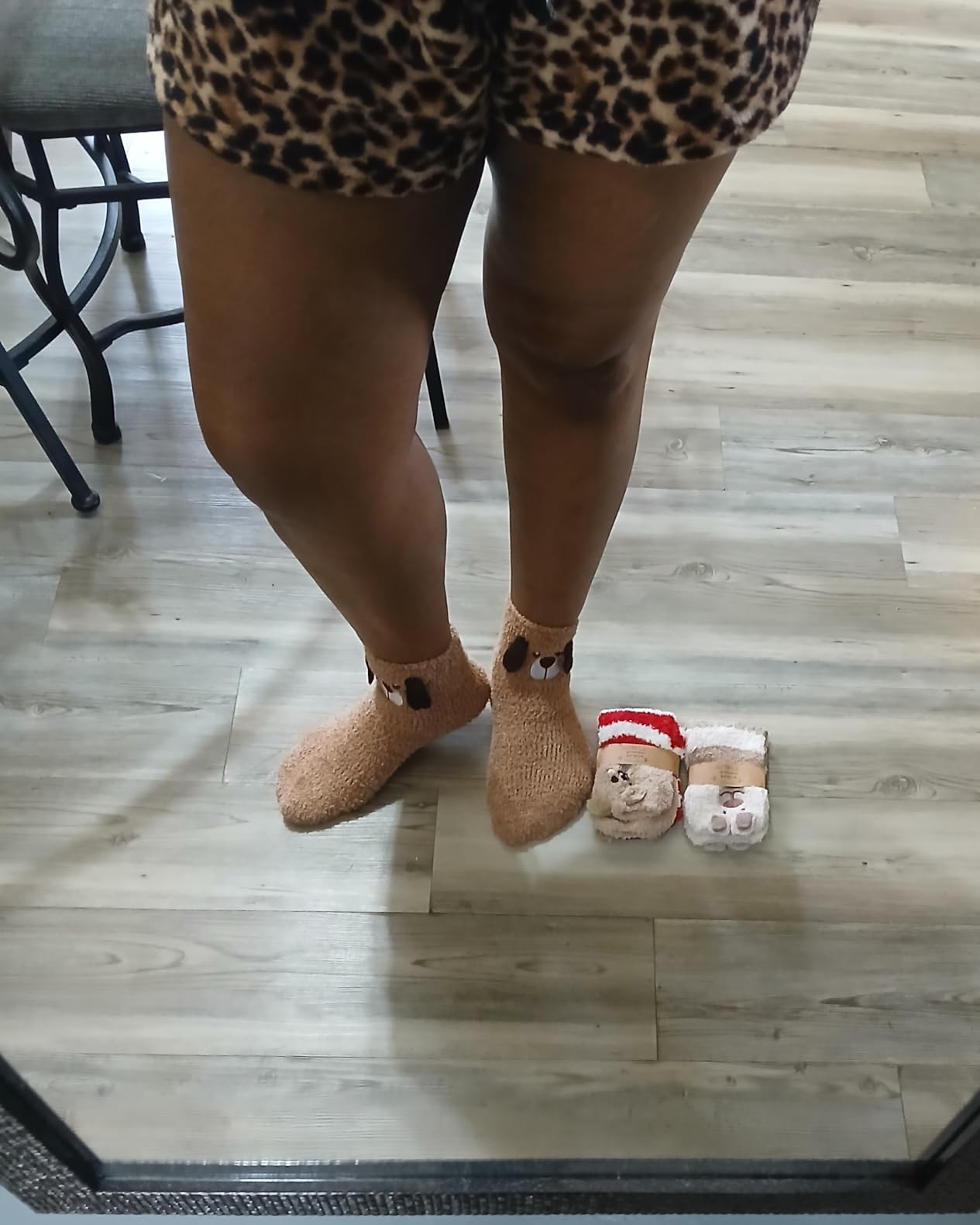 Loritta Fuzzy Socks for Women, Winter Warm Cute Animal Fluffy Socks | 3 Pairs, Soft Plush, Cozy Slipper Socks, Home Sleeping, Stretchy Cuff, Lovely Pattern, Christmas Stocking Stuffers Gifts customer photo 1