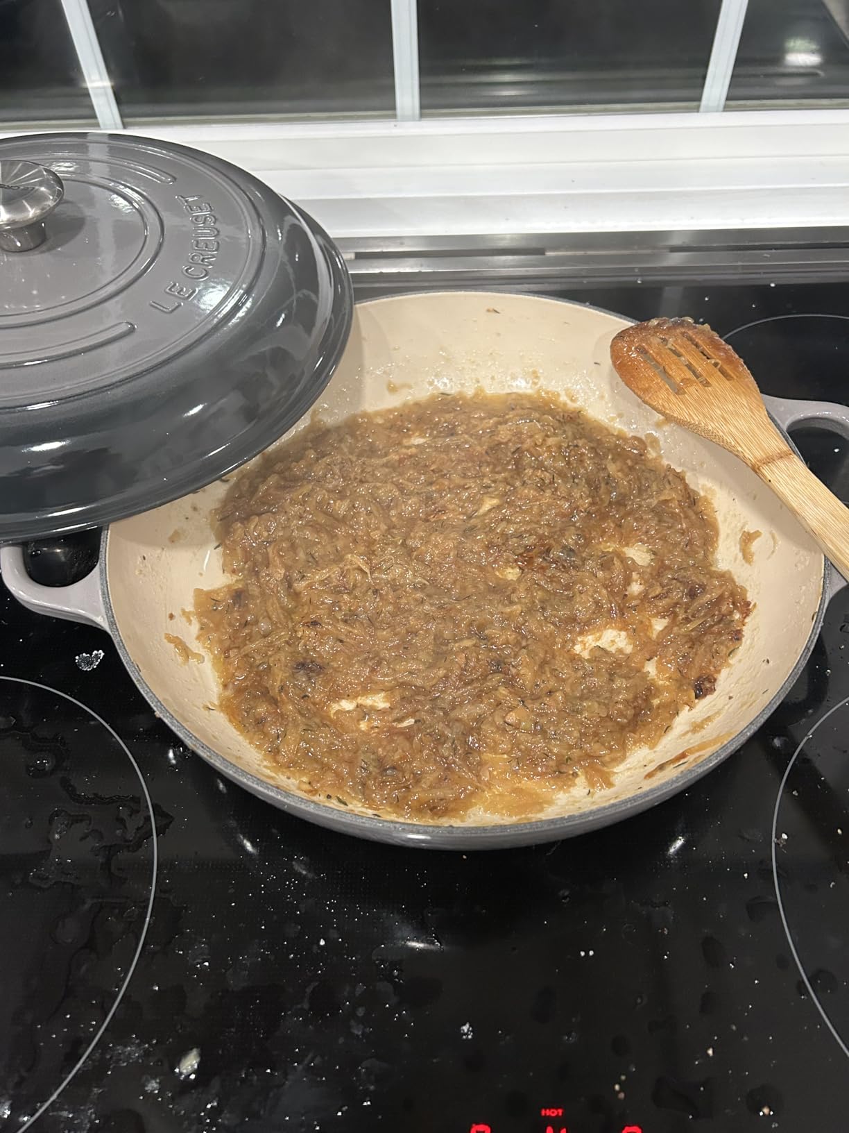 Le Creuset Enameled Cast Iron Signature Braiser, 3.5 qt., Sea Salt customer photo 1