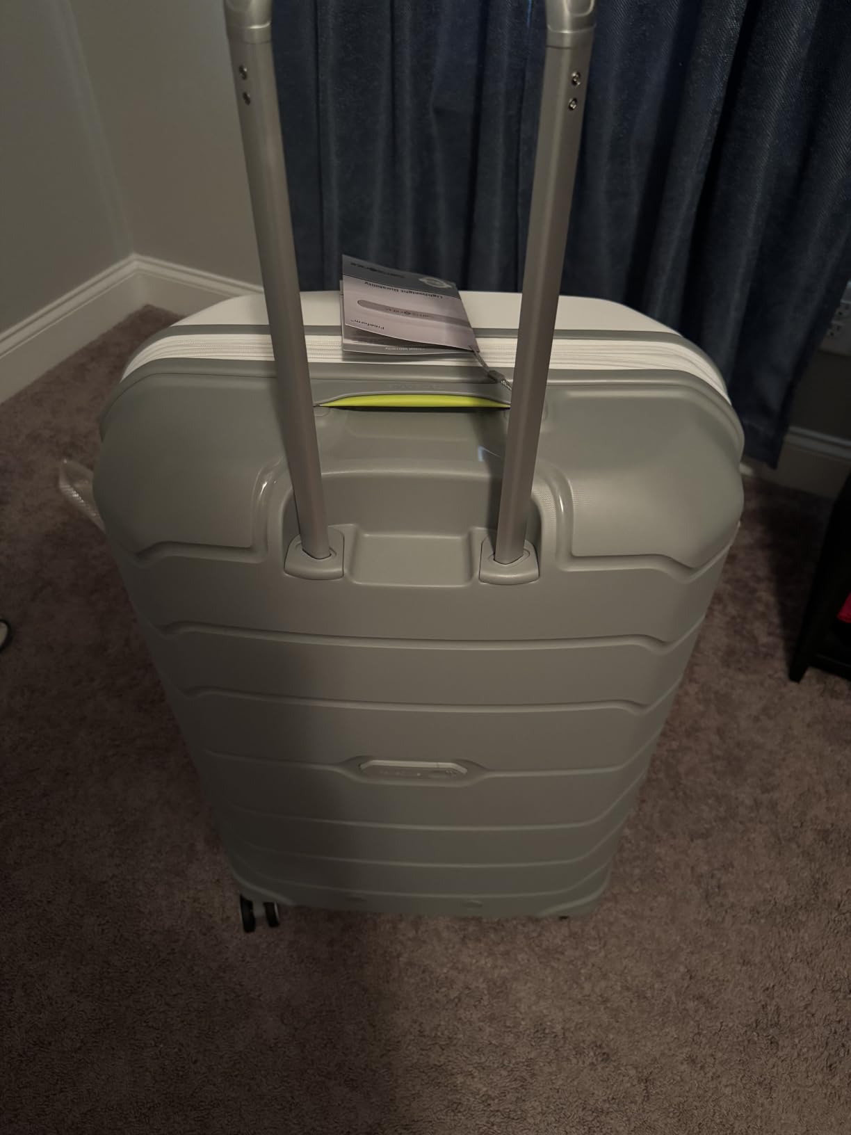 Samsonite Freeform Hardside Carry-On Luggage with Spinner Wheels - Navy customer photo 1