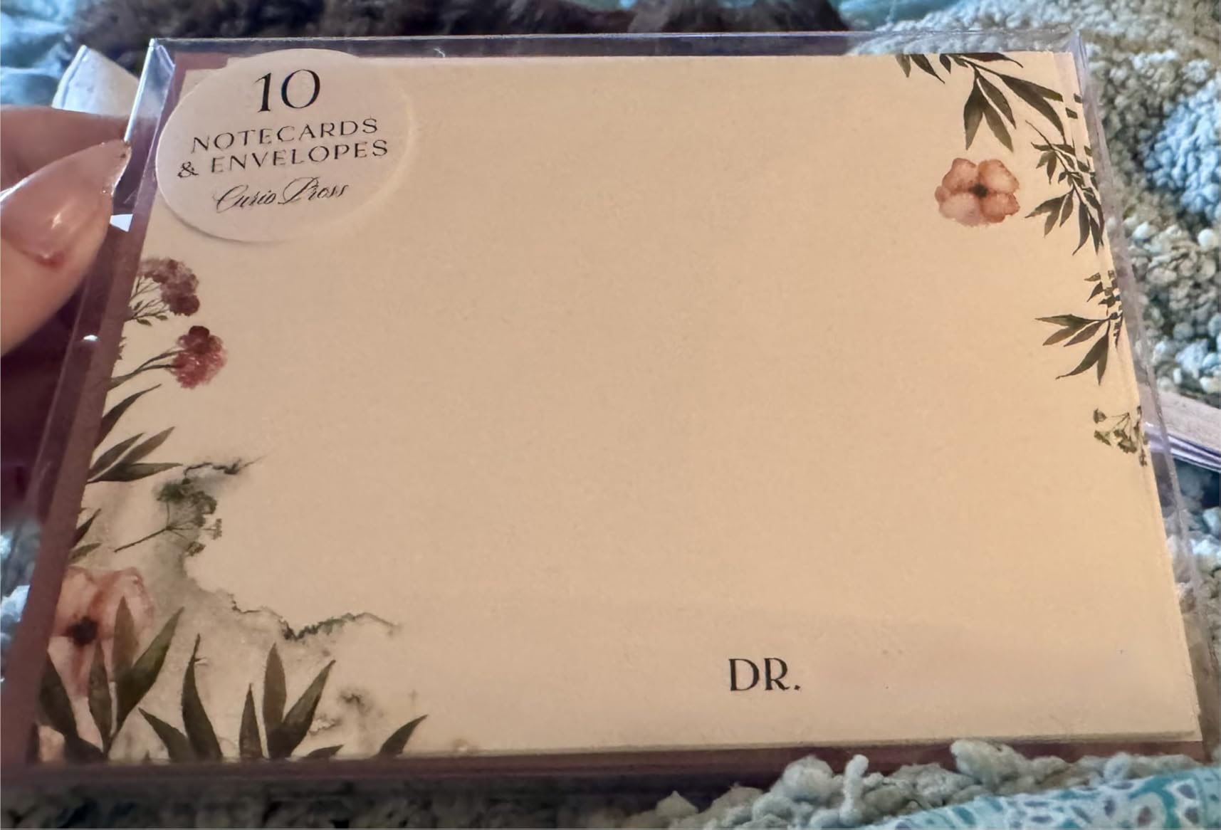 Curio Press Personalized Stationery Notecards for Women & Men, Forest Flat | A2 to A7 customer photo 1