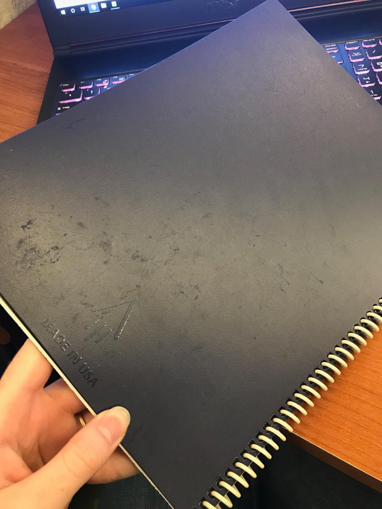 Rocketbook Core Reusable Spiral Notebook, Letter Size 8.5x11, Teal - Dotted Pages, App-Connected, Erasable, Durable Cover customer photo 1