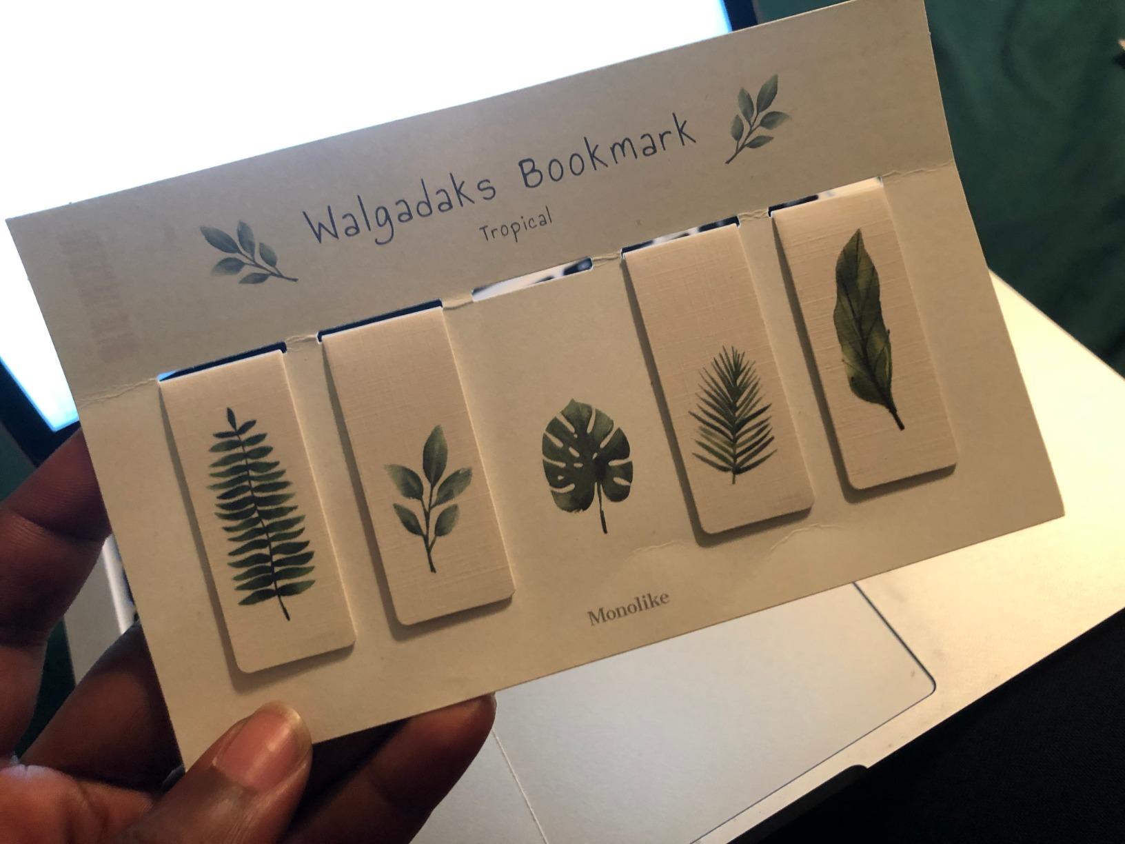 Magnetic Bookmarks Tropical, Set of 5 customer photo 1