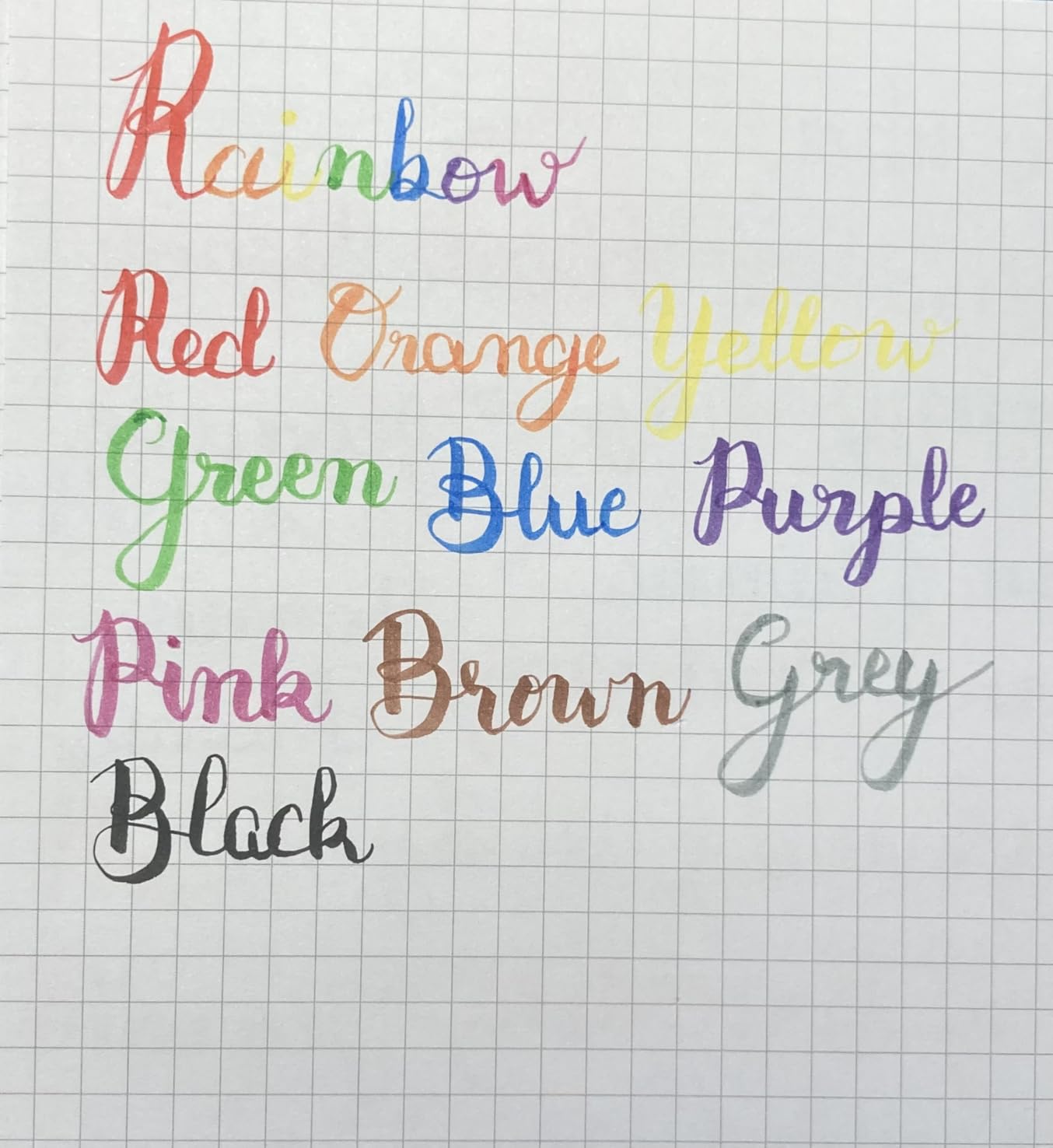 Tombow Fudenosuke Brush Pen - Hard - 10 Colors Set (WS-BH10C) customer photo 1