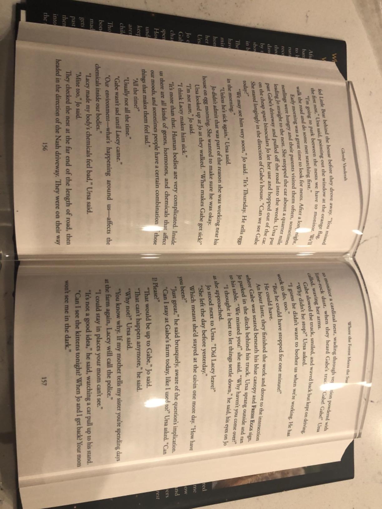 Clear Transparent Bookweight-Bookcover-Pageholder Book Protector customer photo 1