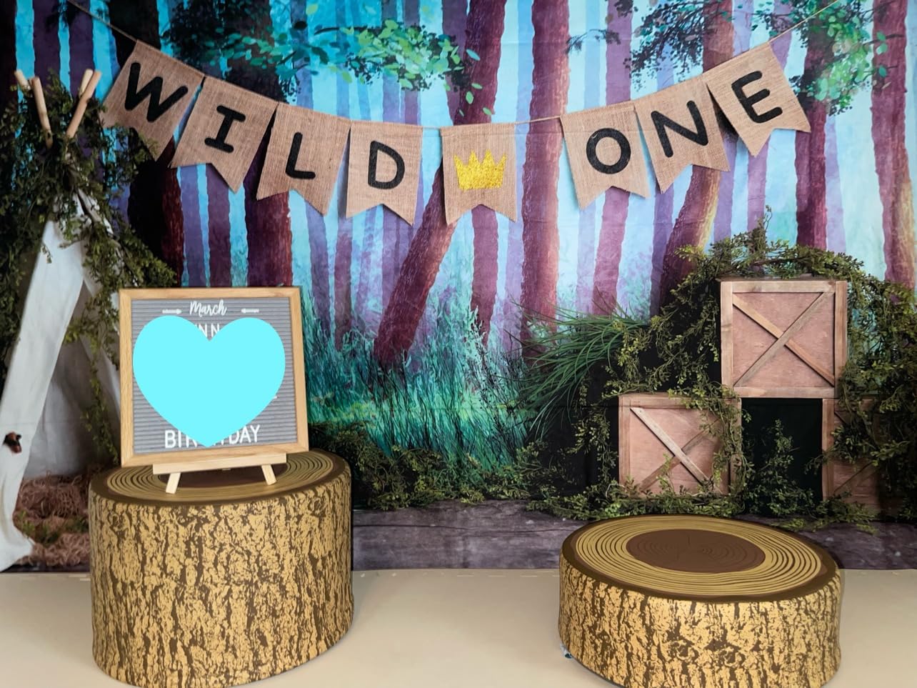 ECR4Kids SoftZone Tree Stump Stool Seating Set, Classroom Furniture, Chocolate, 3-Piece customer photo 2