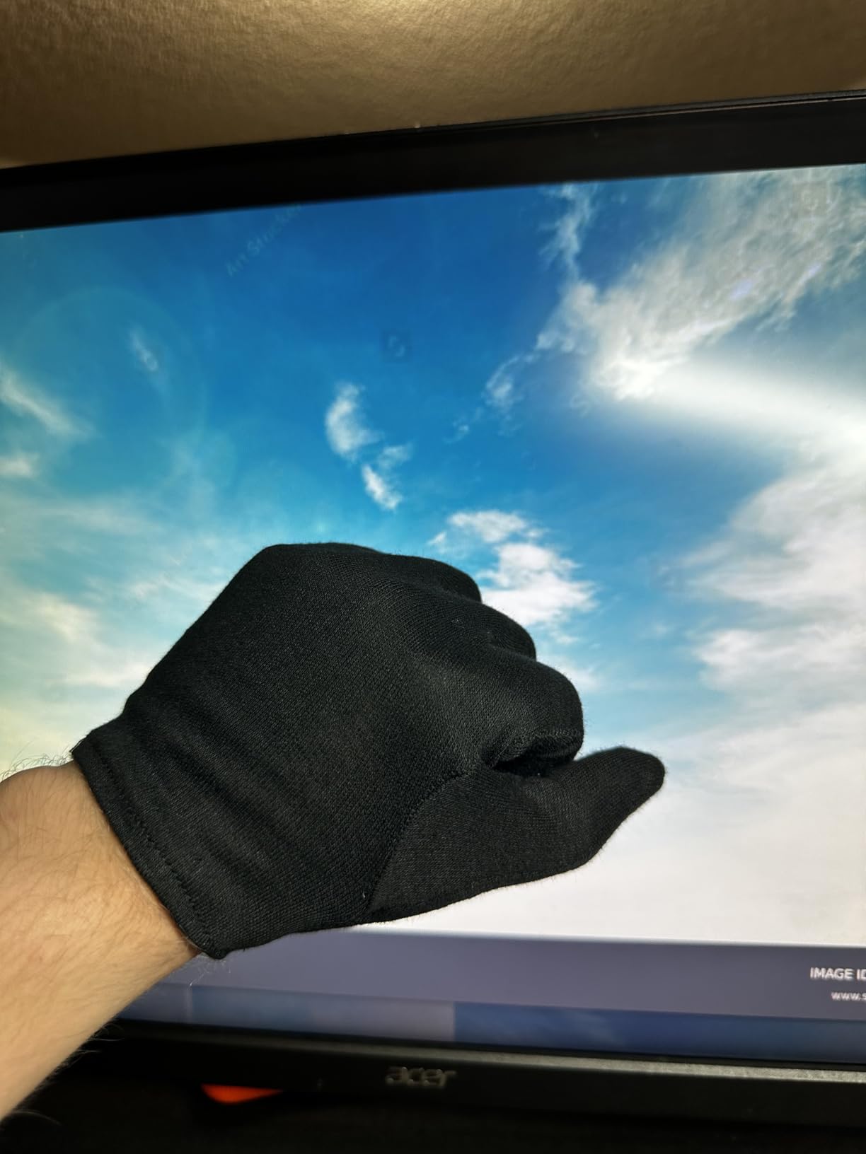 10 Pairs Archival Photo Gloves, White Work Gloves for Handling Art Working Photography Womens Cloth Gloves Liners Bulk for Handling Jewelry, Film, Photo, Coin Metal Inspection Men & Women customer photo 2
