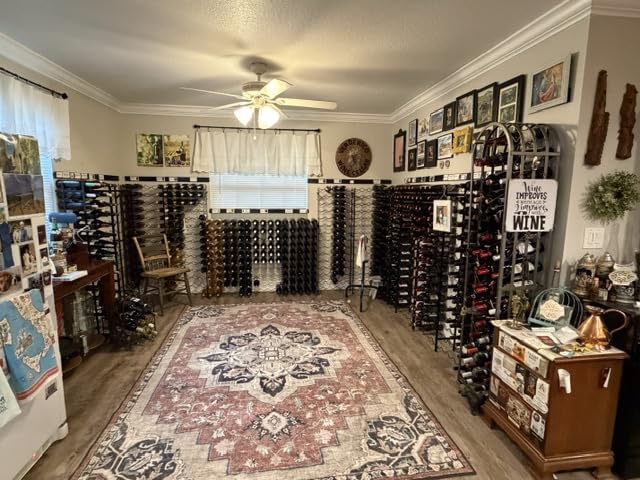 Sorbus Freestanding Floor Wine Rack, Home Bar & Cellar Storage (75 Bottle) | Kitchen organizer suited to dining room display, with open shelving that keeps labels visible and collections easy to browse. customer photo 2