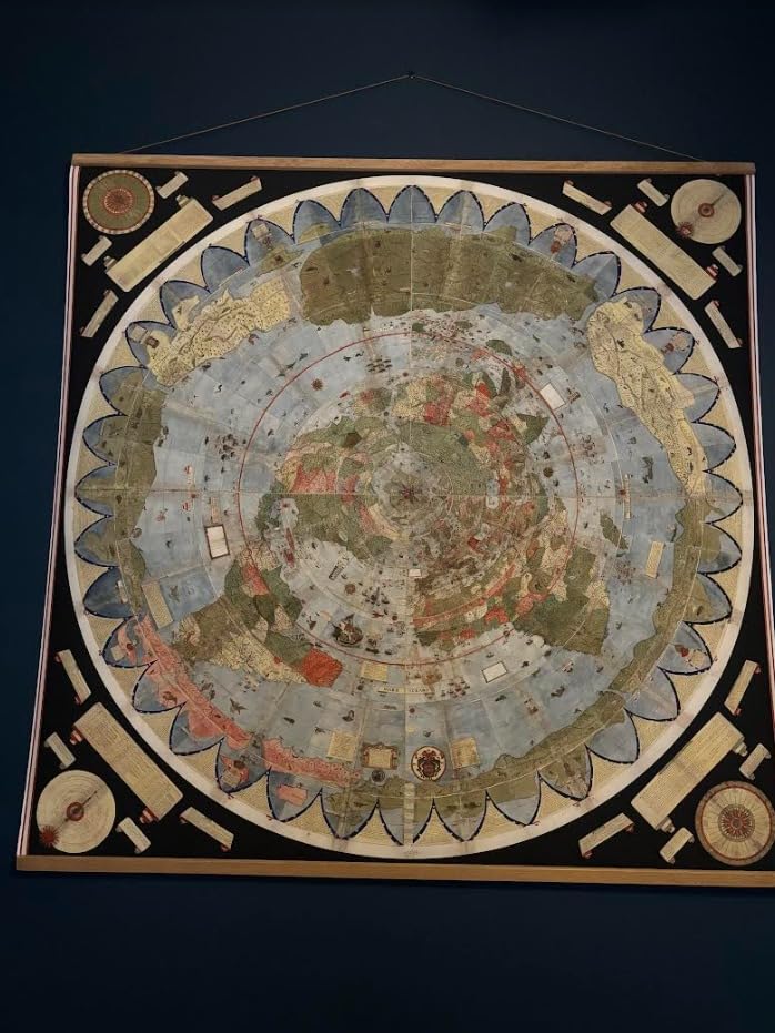Historic Map - Map of the World, 1587, Urbano Monte - Vintage Wall Art - 24in x 24in customer photo 2