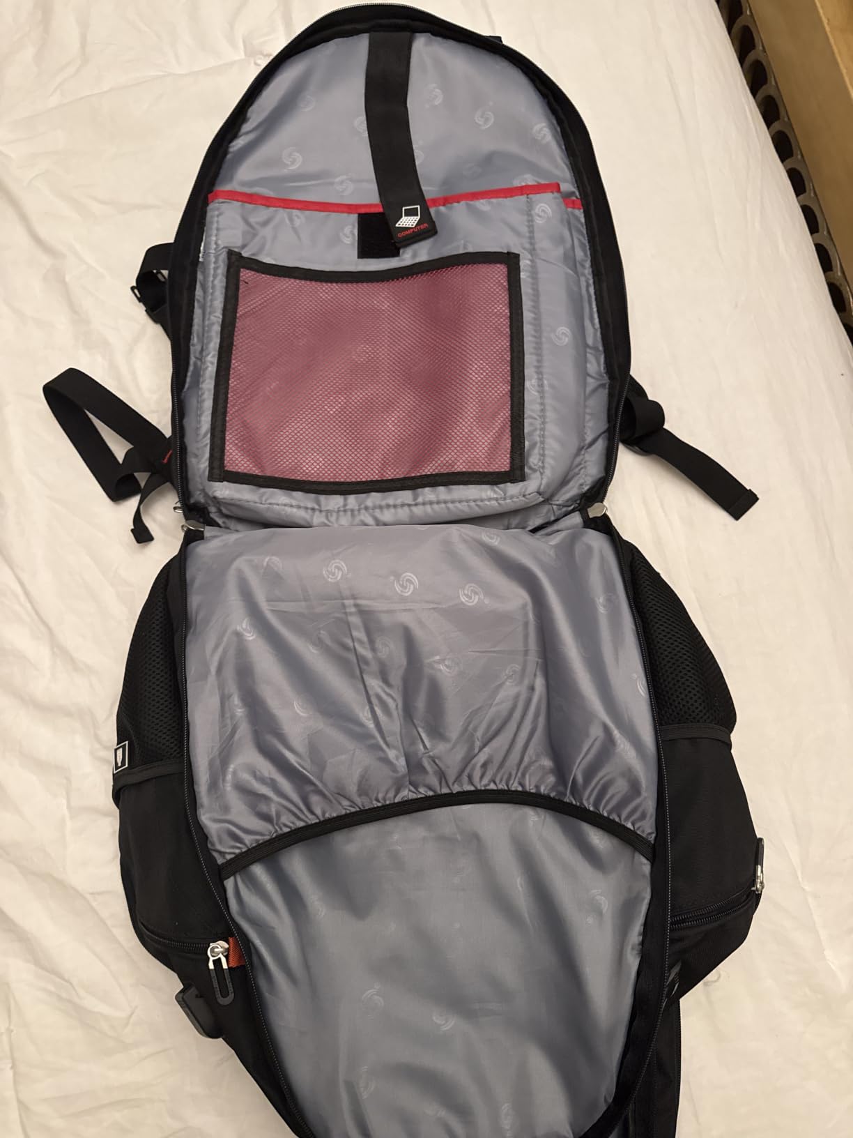 SHRRADOO Extra Large Travel Laptop Backpack, Fit 17 Inch Laptops, with Combination Lock, Carry On Flight Approved, College Bookbag customer photo 1