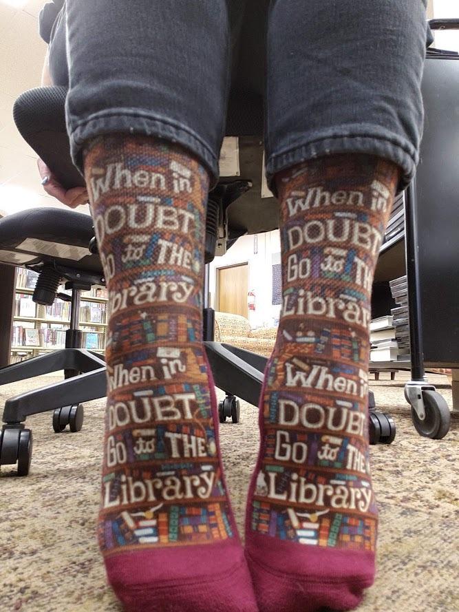 Good Luck Sock Women's Books & Literature Socks, Adult customer photo 1