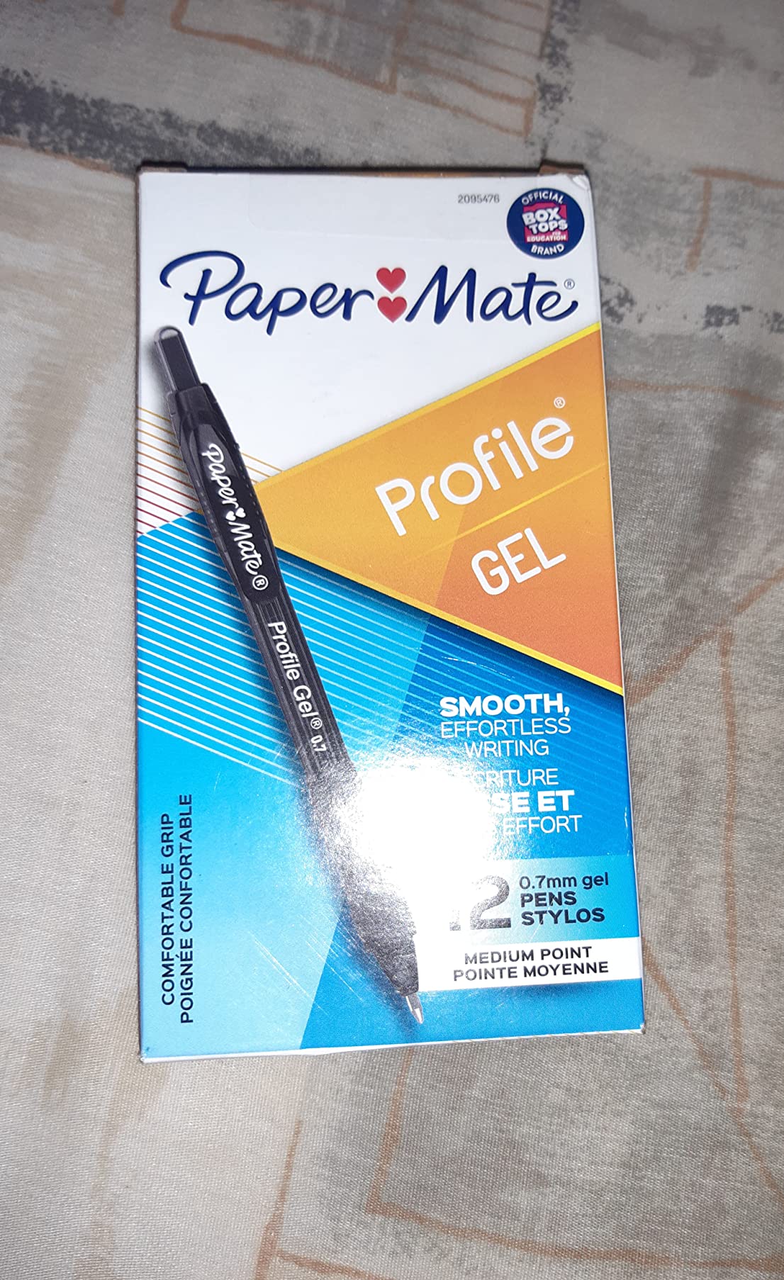 Paper Mate Profile Gel Pens, Retractable, Medium Point (0.7mm), Black Ink, 12 Count - Office Supplies, Writing, Note-Taking customer photo 1