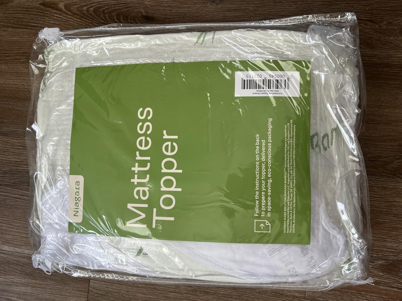 Niagara Sleep Solution Twin XL Ultra Soft Mattress Topper - Back Pain Relief, Rayon Derived from Bamboo, 20