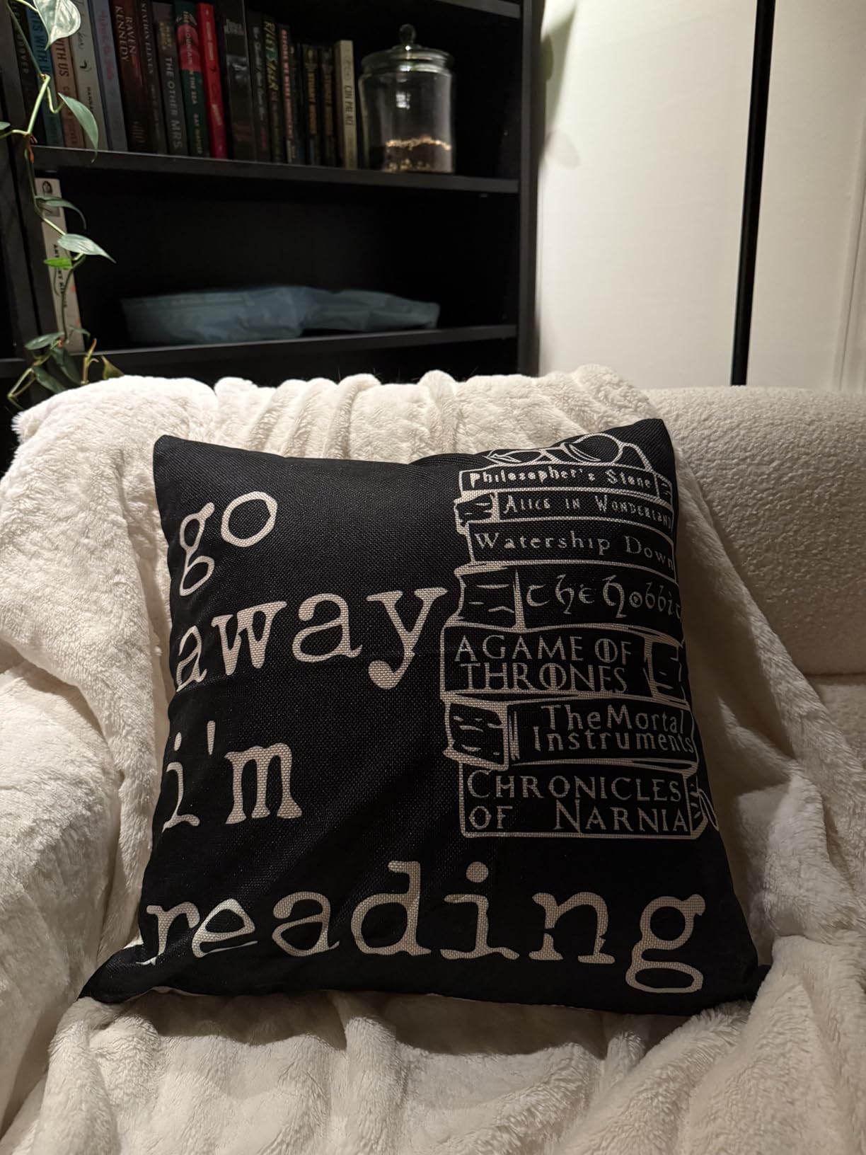 Mancheng-zi Book Pillow Covers 18x18,Book Lover Gifts,Reading Nook Decor, Gifts for Readers, Bookworm Gifts, Reading Corner Decor for Classroom, Reading Pillow Cover customer photo 1